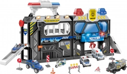 prenositelná policajná stanica so svetelnými a zvukovými efektmi