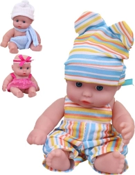MaDe bábika bábätko v šatočkách 17 cm, assort - 1 kus