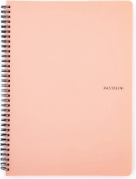 Špirálový blok A4 Pastelini v marhuľovej farbe