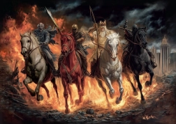 Puzzle Štyria jazdci apokalypsy 1000 dielikov