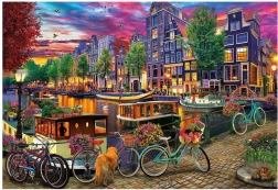 Educa Puzzle Bicykle v Amsterdame 6000 dielikov