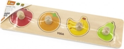 Drevené puzzle s úchytmi Ovocie