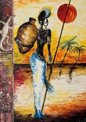 Puzzle Afričanka 1000 dielikov MAGNOLIA