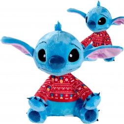 Plyšová hračka DISNEY Lilo a STITCH v červenom vianočnom svetri 25 cm