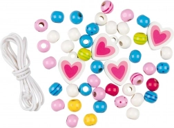 Goki drevené navliekacie koráliky pre deti