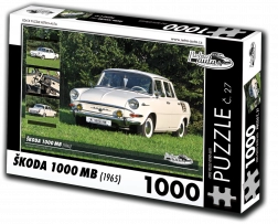 Puzzle RETRO-AUTA Škoda 1000 MB (1965) – 1000 dielikov