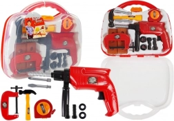Detská sada náradia v kufríku s vŕtačkou a skrutkami