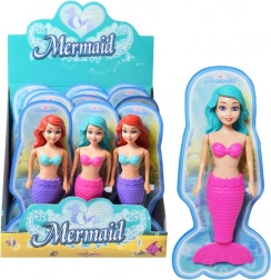 bábika morská panna s pohyblivou plutvou 18 cm