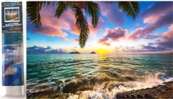 Diamantové maľovanie – západ slnka v raji 30 × 40 cm