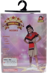 Karnevalové šaty Indiánka pre deti