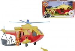 helikoptéra Wallaby II Požiarnik Sam s figúrkou a svetelnými a zvukovými efektmi
