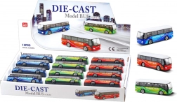 Kovový autobus 9 cm