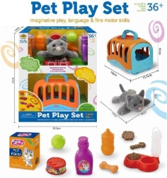 Prenosný transportér s mačiatkom plyšová hračka