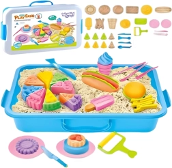 Woopie Kinetický Piesok 1,2 kg Reštaurácia Stôl s Formičkami