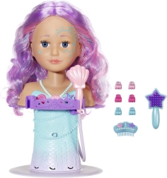 baby born sestrička česacia hlava morská víla so sprchou