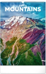 Nástenný kalendár Hory 2026