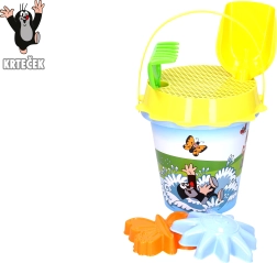 súprava na piesok Krtko 1,5 l modrá