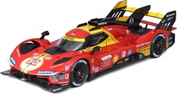 kovový model bburago 1:24 ferrari 499p – víťaz 24h le mans 2024