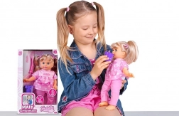 Bábika NATALIA Čistotka hovoriaca 33 cm