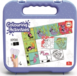 Omaľovacie domino Zvieraťa s fixkami