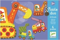 Puzzle Duo Autíčka v pohybe