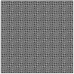 Brixies stavebná podložka tmavo sivá 25,5 x 25,5 cm