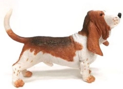 Figúrka psa Basset