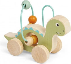 Diplodokus na kolieskach s korálkovým labyrintom