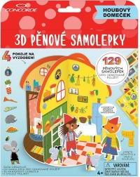 3D penové samolepky Hubový domček CONCORDE