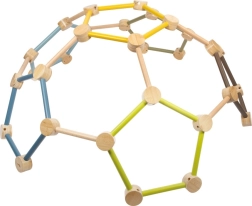 small foot lezecká kupola adventure – drevená preliezačka pre deti