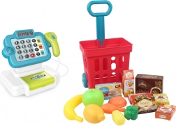 Pokladňa s nákupným vozíkom so svetelnými a zvukovými efektmi