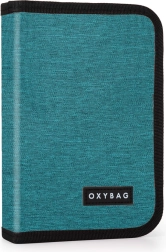 Školský peračník s 2 chlopňami UNICOLOR green