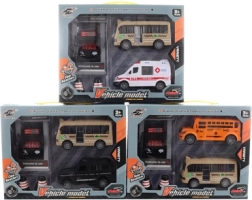 Súprava áut na zotrvačník s čerpacou stanicou na batérie