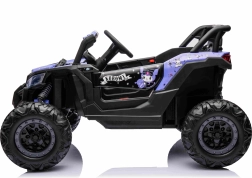 Detské elektrické auto buggy 4x4 KUROMI – fialové