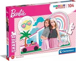 CLEMENTONI Obrysové puzzle Barbie 104 dielov