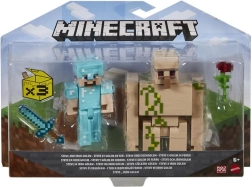 Minecraft figúrky 8 cm – dvojbalenie s doplnkami