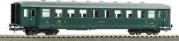 Piko rýchlikový vozeň Balm 2. triedy ČSD, epocha III