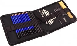 Umelecká súprava na kreslenie ceruzky a príslušenstva 32 ks