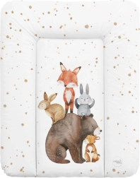 Ceba Baby mäkká prebaľovacia podložka Basic Forest Friends 50 × 70 cm