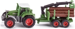 Siku Farmer traktor s lesným prívesom – kovový model