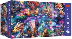Puzzle Trefl Premium Plus Farebný svet 8000 dielikov