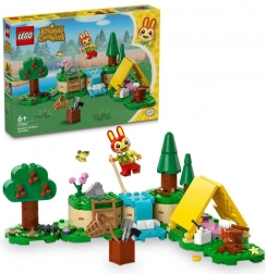 Lego Animal Crossing vonkajšia zábava s Bunnie – kempovací set pre deti