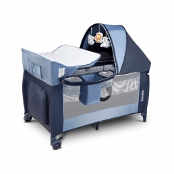 Cestovná postieľka Sven Plus od Lionelo – Modrá