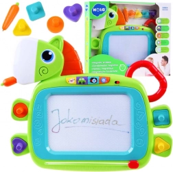 Farebná magická tabuľa v tvare koníka s pečiatkami