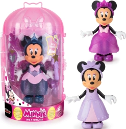 Disney Minnie Mouse bábika princezná so šatníkom a oblečkami