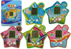 Vrecková elektronická hra Tetris v tvare hviezdy – zelená