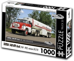 Retro-autá puzzle tatra 148 ntt 6x6 s návesom – 1000 dielikov