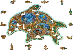 Drevené puzzle WOODEN CITY Klenoty mora – 250 dielikov, eko