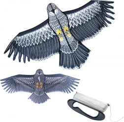 Lietajúci šarkan v tvare orla 150 × 70 cm s cievkou a 100 m šnúrou