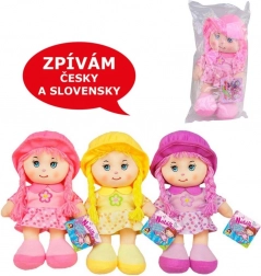 Textilná bábika so zvukom 26 cm